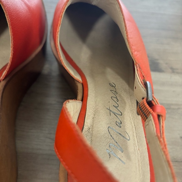 Women’s Matisse “Eyals” Slingback Shoes In Orange - Picture 8 of 13